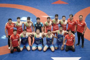 قهرمانی تیم ملی کشتی فرنگی ایران (جوانان جهان 2022)