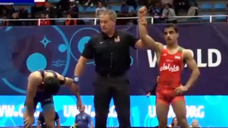 پیروزی محمدنژاد مقابل حریف ارمنستانی در وزن 57کیلو