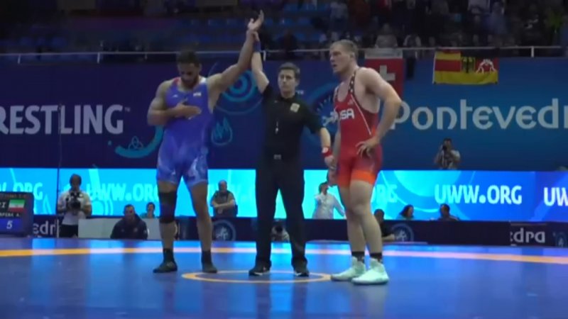 کسب مدال طلا امیرعلی آذرپیرا در وزن 97 kg