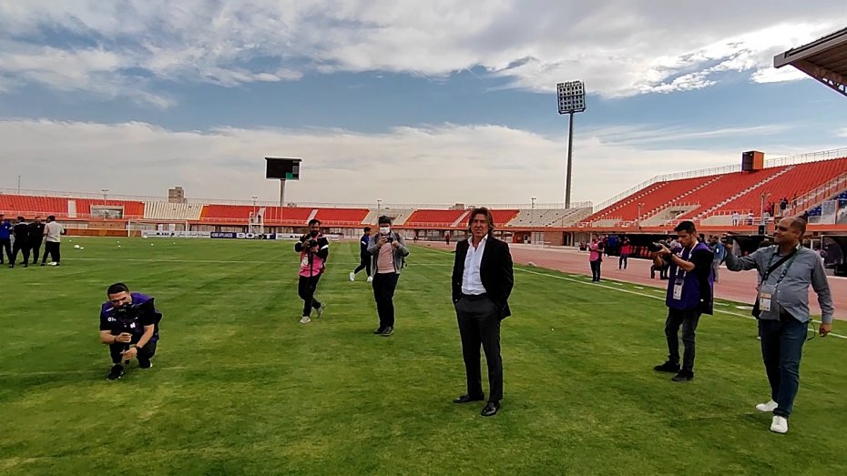 بازدید ریکاردو ساپینتو از ورزشگاه باهنر کرمان 