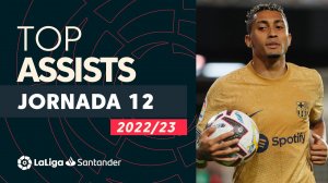 برترین پاس گلهای هفته 12 لالیگا اسپانیا 2022/23