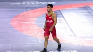 پیروزی ایمان محمدی برابر نماینده قرقیزستان(63 kg)