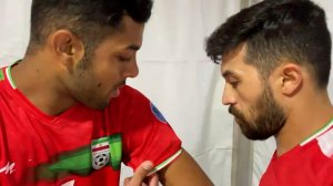 حواشی قبل و بعد از بازی فوتبال ساحلی ایران - امارات