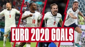 تمام گل های تیم ملی انگلیس تا فینال یورو 2020