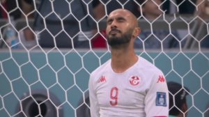 گل مردود تونس مقابل دانمارک
