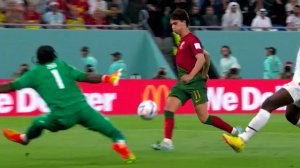 گل دوم پرتغال به غنا توسط ژائو فلیکس