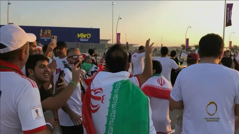 شادی هواداران تیم ملی در سطح خیابان های قطر