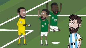 انیمیشن جالب از شکست آرژانتین مقابل عربستان