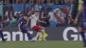 گل دوم آرژانتین به لهستان توسط آلوارز