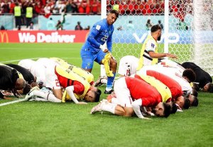 شگفتی سازی تیم ملی مراکش در جام بیست و دوم