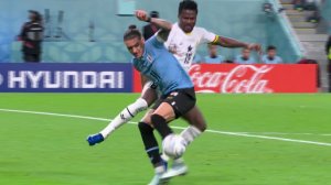 VAR صحنه مشکوک پنالتی اروگوئه برابر غنا را رد کرد