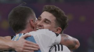 گل دوم آرژانتین به استرالیا توسط آلوارز