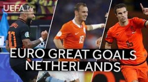 گل‌های برتر تیم ملی هلند در مسابقات یورو