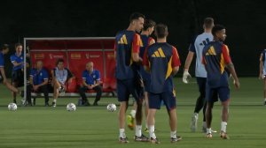 تمرینات آماده سازی تیم ملی اسپانیا در قطر
