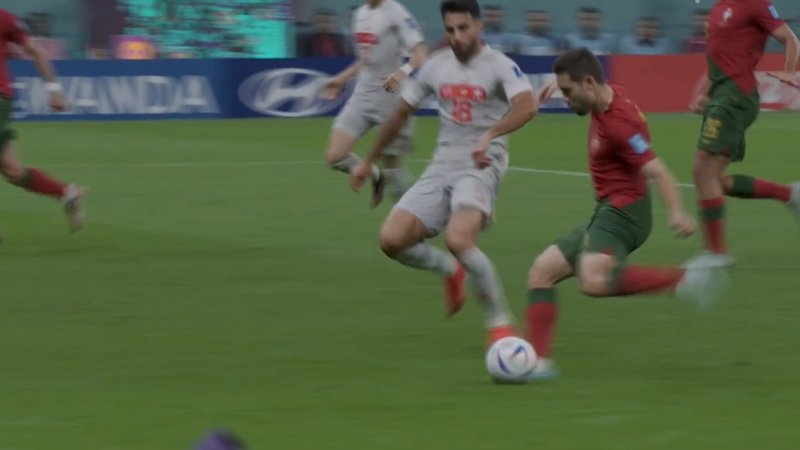 گل چهارم پرتغال به سوئیس توسط گوئررو