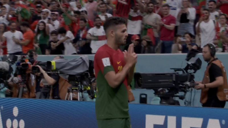 دبل راموس، گل سوم پرتغال به سوئیس