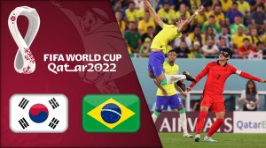 خلاصه بازی برزیل 4 - کره‌جنوبی 1 (گزارش‌انگلیسی)