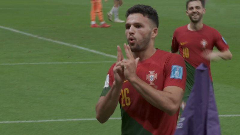 هتریک راموس، گل پنجم پرتغال به سوئیس