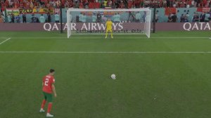 ضربات پنالتی دیدار مراکش 3 - اسپانیا 0