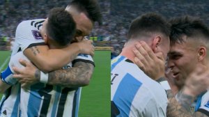شادی آرژانتینی ها در آغوش لیونل مسی پس از قهرمانی