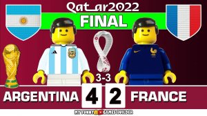 شبیه سازی فینال جام جهانی 2022 با لگو