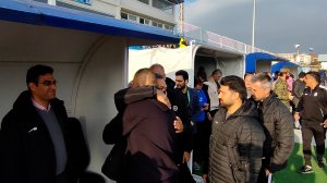 ملاقات دوستانه زارع و مورایس در ورزشگاه قایقران