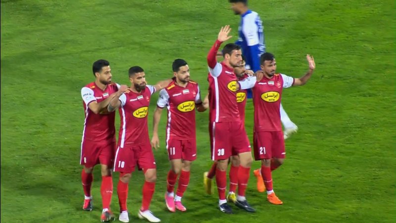 گل اول پرسپولیس به استقلال توسط گولسیانی