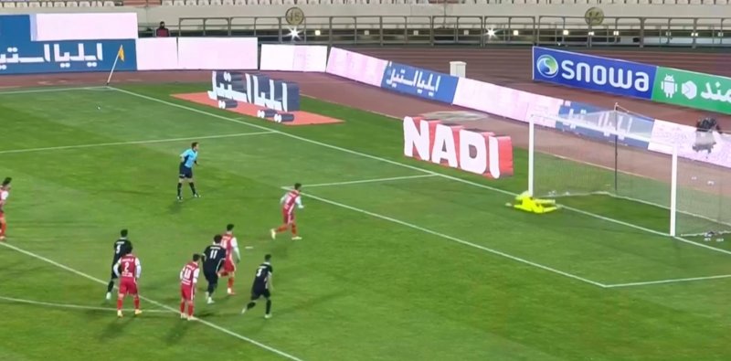پنالتی از دست رفته پرسپولیس مقابل ون‌پارس