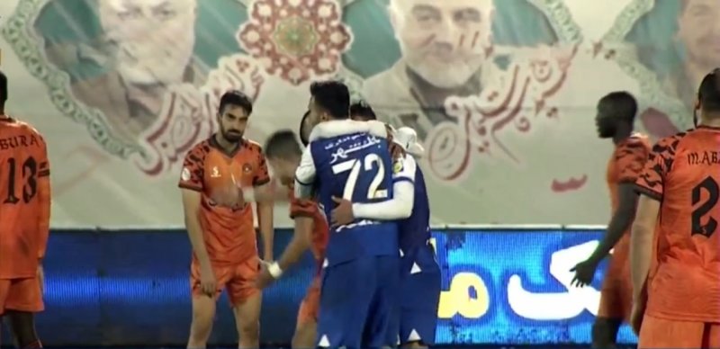 گل دوم استقلال به مس کرمان (سلمانی)