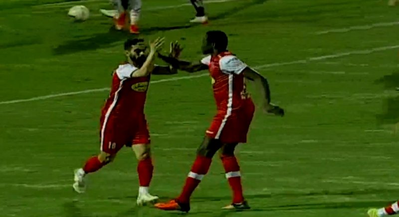 گل اول پرسپولیس به صنعت نفت آبادان توسط دیاباته