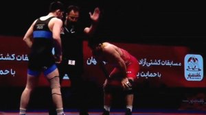برد مقتدرانه‌ی کامران قاسم پور در وزن 92 kg