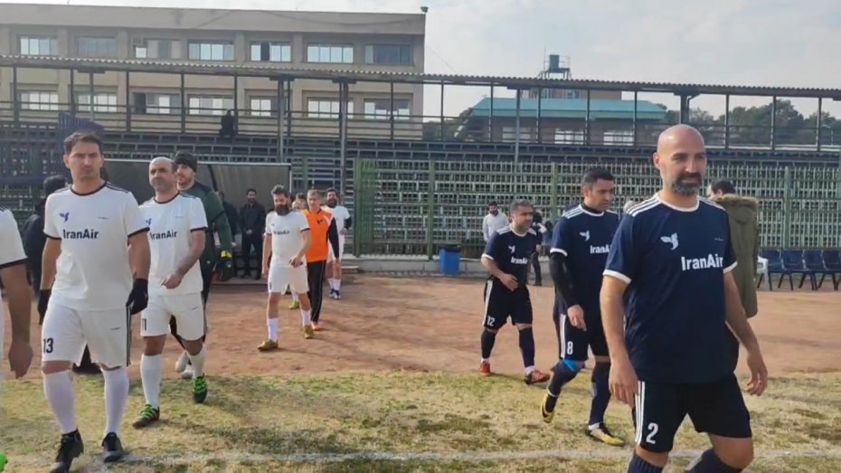 بازی دوستانه پیشکسوتان فوتبال و منتخب پیشکسوتان هما