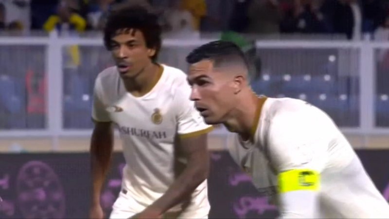 گلزنی رونالدو برای النصر مقابل ضمک 