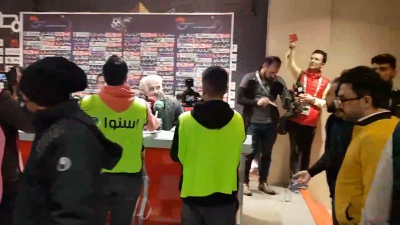 ویدیوی کامل درگیری نشست خبری پرسپولیس
