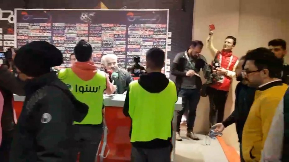 ویدیوی کامل درگیری نشست خبری پرسپولیس