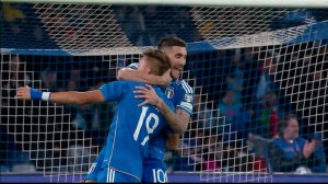 گل اول ایتالیا به انگلیس توسط متئو رتگی 