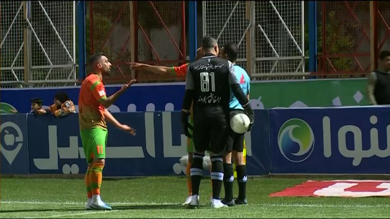 اخراج رامتین سلیمان زاده مقابل پرسپولیس