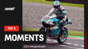 5 لحظه برتر و مهیج موتو 2 آرژانتین 2023