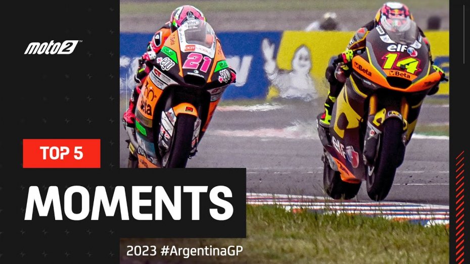 5 لحظه برتر و مهیج موتو 2 آرژانتین 2023