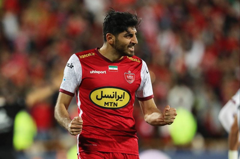 گل اول پرسپولیس به ملوان توسط ترابی