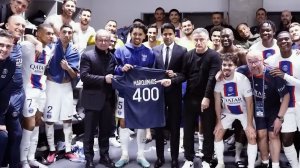 رکورد 400 بازی مارکینیوش با پیراهن پاری سن ژرمن
