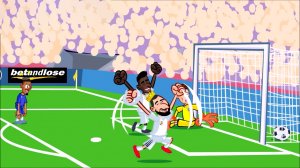 بازی رئال مادرید - چلسی به روایت انیمیشن