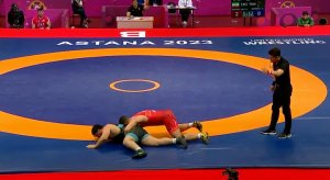 پیروزی معصومی در وزن 125kg مقابل حریف ترکمنستانی
