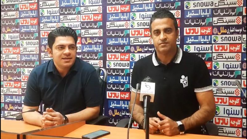 صحبت‌های امیدیان در نشست خبری قبل از دیدار با نفت آبادان