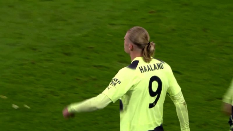 گل اول منچسترسیتی به بایرن‌مونیخ (هالند)