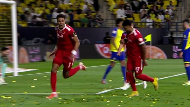 گل آکروباتیک الوحده به النصر