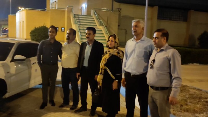 حضور والدین محمد محبی در ورزشگاه‌ تختی