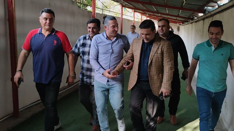 مربیان تیم ملی در ورزشگاه وطنی