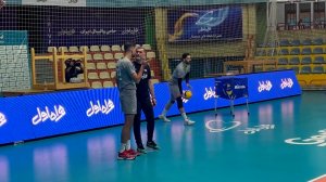صحبت‌های خصوصی موسوی و عطایی در حاشیه تمرین تیم ملی