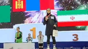 کشاورز؛ دومین دختر افتخار آفرین وزنه‌برداری ایران